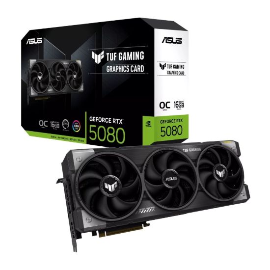 Obrázek VGA ASUS TUF Gaming GeForce RTX 5080 16GB GDDR7 OC