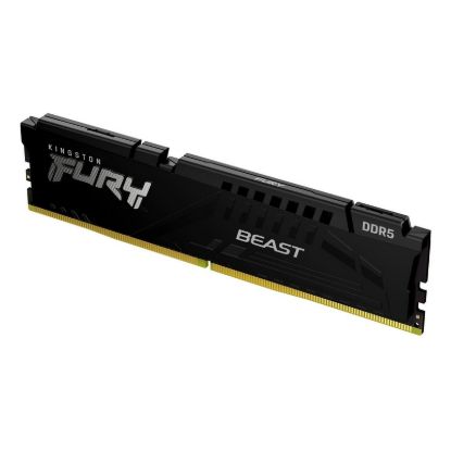 Obrázek KINGSTON DIMM DDR5 32GB 6000MT/s CL30 ECC FURY Beast EXPO Černá