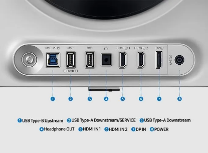 Obrázek SAMSUNG MT LED LCD 27" Odyssey G60SF - OLED, 2560x1140, 500Hz, Pivot