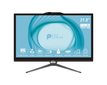 Obrázek MSI PC AiO PRO AP222T 13M-446XEU, i3-13100, 21.5" FHD, 8GB, 512GB, UHD 730, No OS, Black