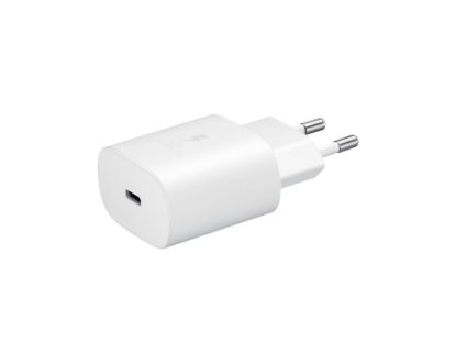 Obrázek Samsung cestovní nabíječka EP-TA800XWE, Quickcharge 25W, kabel USB-C, bílá