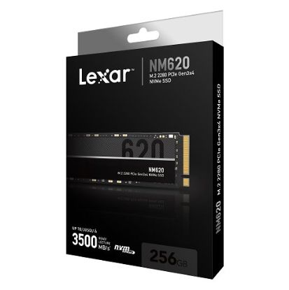 Obrázek Lexar SSD NM620 PCle Gen3 M.2 NVMe - 256GB (čtení/zápis: 3500/1300MB/s)