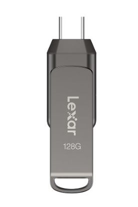 Obrázek Lexar flash disk 128GB - JumpDrive D400 Dual USB-C & USB-A 3.1 (čtení až 130MB/s)
