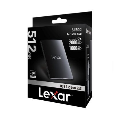 Obrázek Lexar externí SSD 512GB SL500 USB3.2 Gen2x2 (čtení/zápis: 2000/1800MB/s)