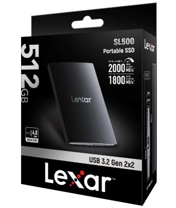 Obrázek Lexar externí SSD 512GB SL500 USB3.2 Gen2x2 (čtení/zápis: 2000/1800MB/s)