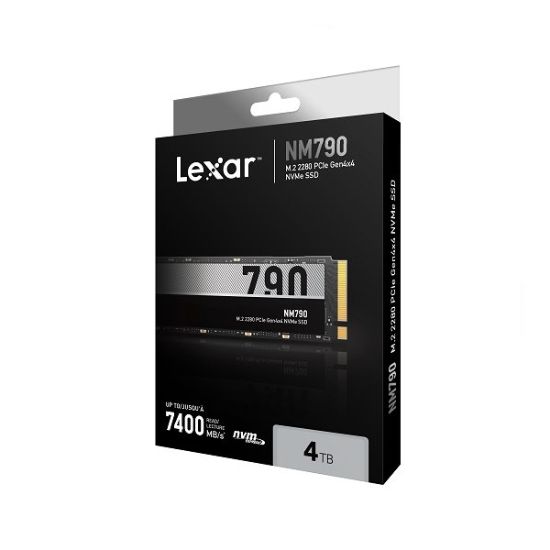Obrázek Lexar SSD NM790 PCle Gen4 M.2 NVMe - 4TB (čtení/zápis: 7400/6500MB/s)
