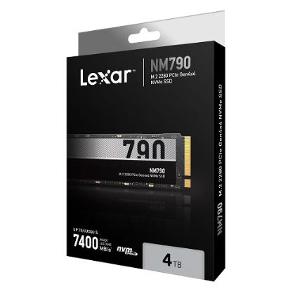 Obrázek Lexar SSD NM790 PCle Gen4 M.2 NVMe - 4TB (čtení/zápis: 7400/6500MB/s)