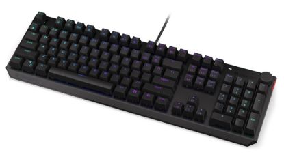 Obrázek Endorfy herní klávesnice Thock Blue / drátová / blue switch / mechanická / US layout / černá RGB