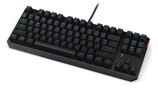 Obrázek Endorfy herní klávesnice Thock TKL Red / drátová / USB / red switch / mechanická / CZ layout / černá RGB