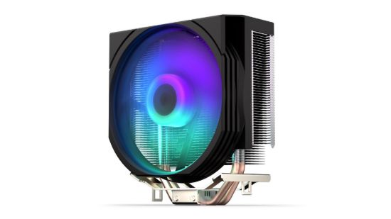 Obrázek ENDORFY Chladič CPU Spartan 5 ARGB, 1x120mm, LGA1851, AM5, černá