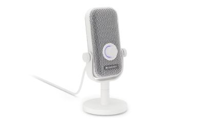Obrázek Endorfy mikrofon Solum Voice S, stojánek, pop-up filtr, RGB, USB-C, 3.5mm Jack, Bílá