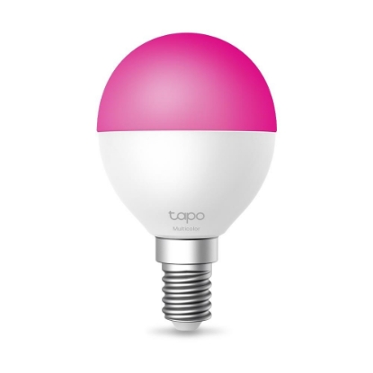Obrázek TP-Link Tapo L430P chytrá WiFi stmívatelná LED žárovka (barevná,2500K-6500K,470lm,2,4GHz,E14)