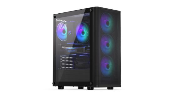 Obrázek ENDORFY Case Ventum 200 ARGB, Průhledná bočnice, ATX, 4 x 120mm ARGB Fan, černá