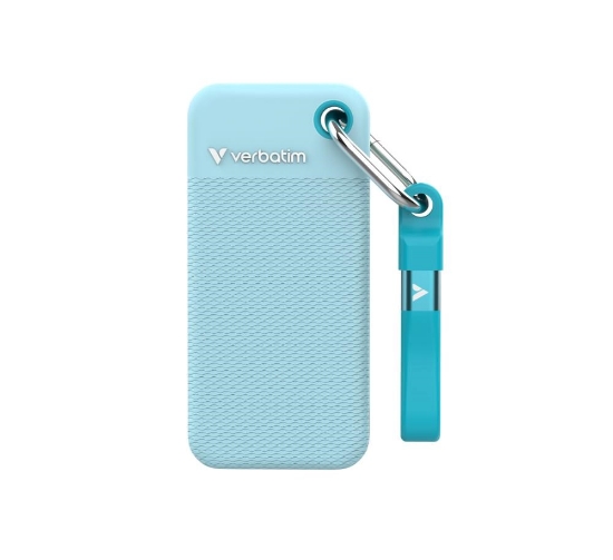 Obrázek VERBATIM externí SSD 2TB Pocket SSD, USB-C, Modrá