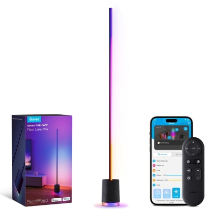 Obrázek Govee Floor Lamp Pro RGBICWW LED lampa s reproduktorem + ovladač