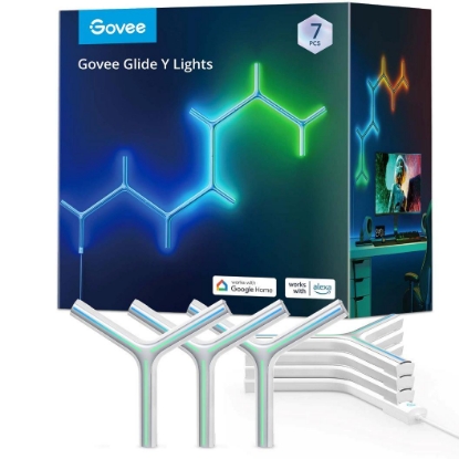 Obrázek Govee LED RGBIC Y Shape Light Panel - 7ks