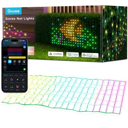 Obrázek Govee RGBIC venkovní světelná síť - 1,43 x 0,85m Matter