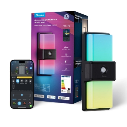 Obrázek Govee RGBICWW Smart venkovní nástěnné světlo 1500lm Matter