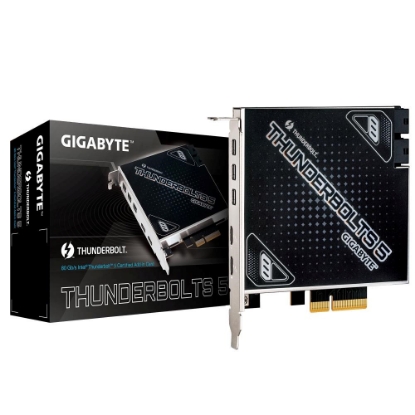 Obrázek GIGABYTE roRzšiřující karta Thunderbolts 5, PCIe 4.0x4, 3xMini-DP