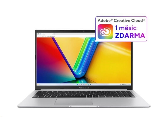 Obrázek ASUS NTB Vivobook 15 (M1502YA-BQ650W), R7 5825U, 15.6" FHD, 16GB, 512GB SSD, Radeon, W11 Home, Cool Silver