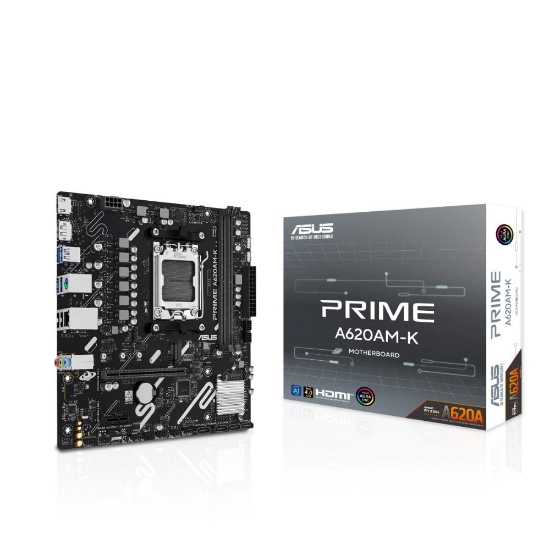 Obrázek ASUS MB Sc AM5 PRIME A620AM-K, 2xDDR5, 1xDP, 1xHDMI, mATX