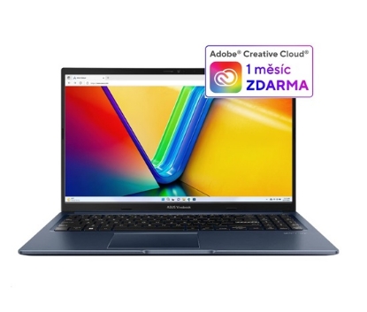 Zobrazit detail produktu - ASUS NTB Vivobook 15 (X1502VA-BQ1261W), i5-13420H, 15.6" FHD, 16GB, 512GB SSD, UHD, W11 Home, Quiet Blue Obrázek ASUS NTB Vivobook 15 (X1502VA-BQ1261W), i5-13420H, 15.6" FHD, 16GB, 512GB SSD, UHD, W11 Home, Quiet Blue