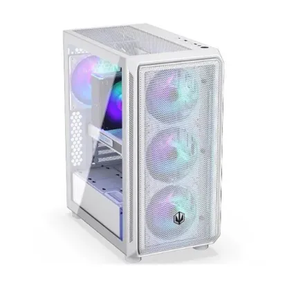 Obrázek ENDORFY Case Arx 500 ARGB, Průhledná bočnice, ATX, 4x140mm ARGB Fan, bílá