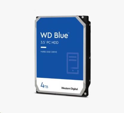 Obrázek WD BLUE WD40EZZX 4TB, SATA III 3.5", 128MB 5400RPM, 180MB/ s, CMR