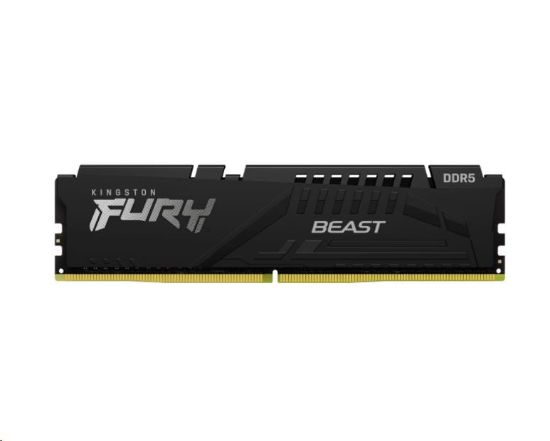 Obrázek KINGSTON DIMM DDR5 16GB 5200MT/s CL40 FURY Beast Černá