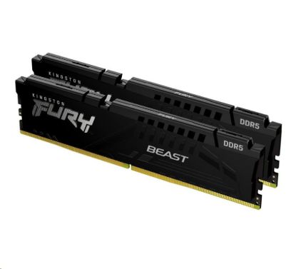 Obrázek KINGSTON DIMM DDR5 16GB (Kit of 2) 6000MT/s CL36 FURY Beast Černá EXPO