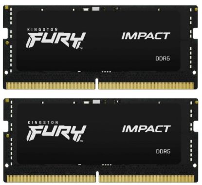 Obrázek KINGSTON SODIMM DDR5 32GB (Kit of 2) 5600MT/s CL40 FURY Impact PnP