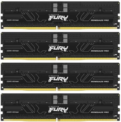 Obrázek KINGSTON DIMM DDR5 128GB (Kit of 4) 5600MT/s CL36 FURY Renegade Pro ECC Reg PnP
