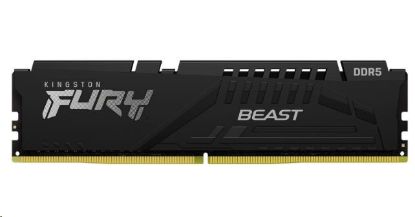 Obrázek KINGSTON DIMM DDR5 128GB (Kit of 4) 5200MT/s CL40 FURY Beast Black XMP