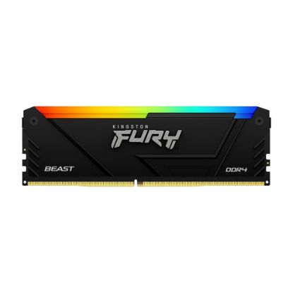Obrázek KINGSTON DIMM DDR4 8GB 3200MT/s CL16 FURY Beast RGB, XMP
