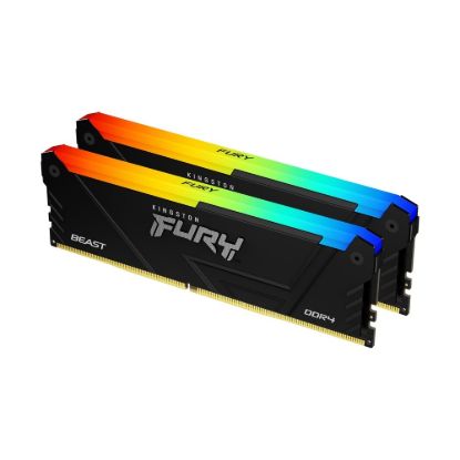 Obrázek KINGSTON DIMM DDR4 64GB (Kit of 2) 3600MT/s CL18 FURY Beast RGB, XMP