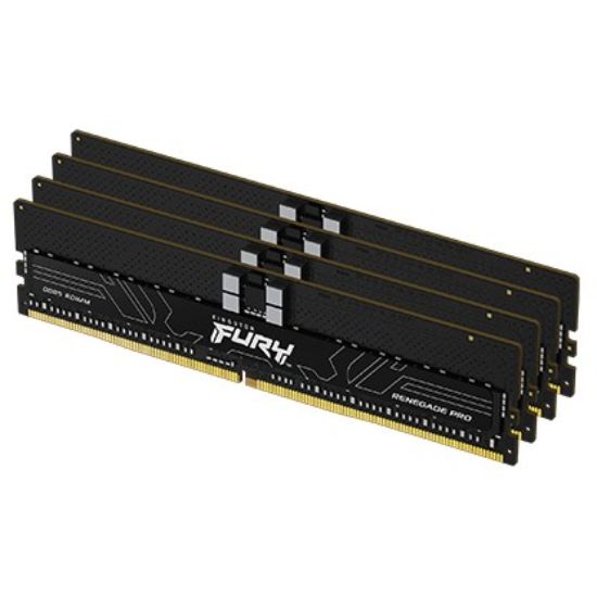 Obrázek KINGSTON DIMM DDR5 64GB(Kit of 4) 6800MT/s ECC Reg FURY Renegade Pro XMP