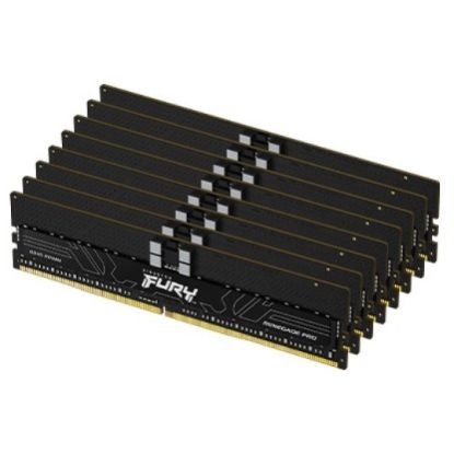 Obrázek KINGSTON DIMM DDR5 128GB (Kit of 8) 5600MT/s CL28 ECC 1Rx8 FURY Renegade Pro EXPO