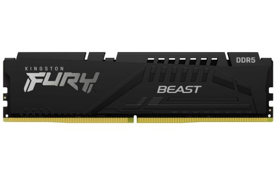 Obrázek KINGSTON DIMM DDR5 32GB 6000MT/s CL30 ECC FURY Beast XMP Černá