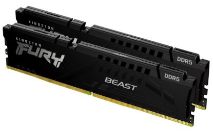 Obrázek KINGSTON DIMM DDR5 16GB (Kit of 2) 6000MT/s CL30 FURY Beast EXPO Černá