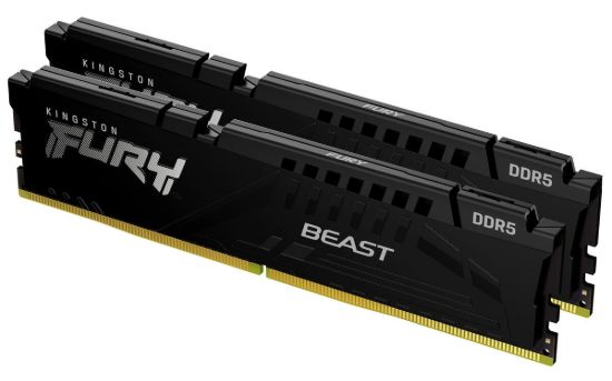 Obrázek KINGSTON DIMM DDR5 64GB (Kit of 2) 6000MT/s CL30 ECC FURY Beast EXPO Černá