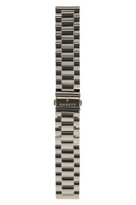 Obrázek Garett univerzální řemínek 22 mm, stříbrný kovový, typ Solid