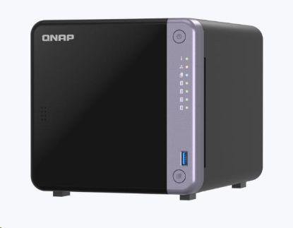 Obrázek QNAP TS- 432X- 4G (4C/ AlpineAL524/ 2, 0GHz/ 4 GBRAM/ 4xSATA/ 2 x 2, 5GbE/ 1xSFP+/ 2xUSB3.2/ 1xPCIe)