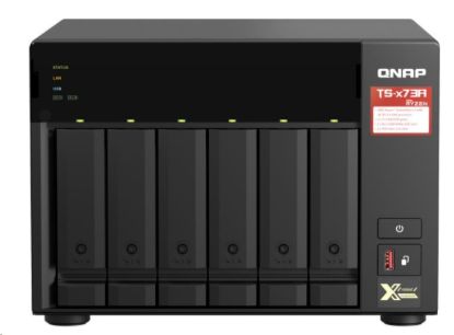 Obrázek QNAP TS- 673A- 8G (4C/ Ryzen V1500B/ 2, 2GHz/ 8 GBRAM/ 6xSATA/ 2xM.2/ 2 x 2, 5GbE/ 4xUSB3.2/ 2xPCIe)