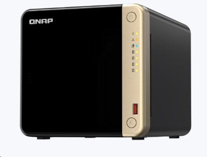 Obrázek QNAP TS- 464- 8G (4C/ CeleronN5095/ 2, 9GHz/ 8 GBRAM/ 4xSATA/ 2xM.2/ 2 x 2, 5GbE/ 2xUSB2.0/ 2xUSB3.2/ 1xPCIe/ 1xHDMI)