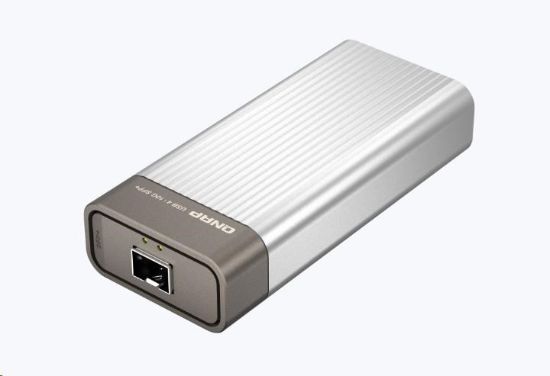 Obrázek QNAP QNA- UC10G1SF adaptér USB- C/ Thunderbolt 4 na SFP+ (1xSFP+, 1xUSB- C4/ TB4, fanless)