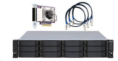 Obrázek QNAP TL- R1200S- RP rozšiřující jednotka QNAP NAS s QXP- 1600eS (12xSATA, 3xSFF- 8088, RP)