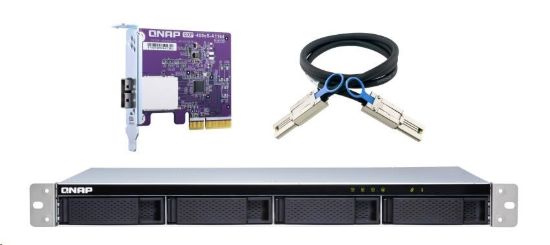 Obrázek QNAP TL- R400S rozšiřující jednotka QNAP NAS s QXP- 400eS- A1164 (4xSATA, 1xSFF- 8088)
