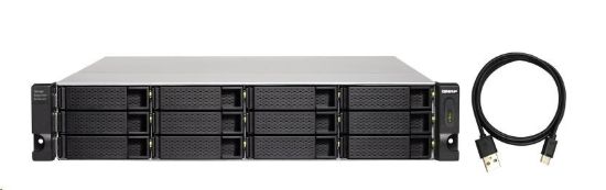 Obrázek QNAP TL- R1200C- RP rozšiřující jednotka QNAP NAS (12xSATA, USB- C 3.2 Gen2, RP)