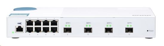 Obrázek QNAP switch QSW- M408S (8xGbE, 4xSFP+)