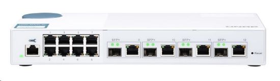 Obrázek QNAP switch QSW- M408- 4C (8xGbE, 4 x 10GbE/ SFP+combo)